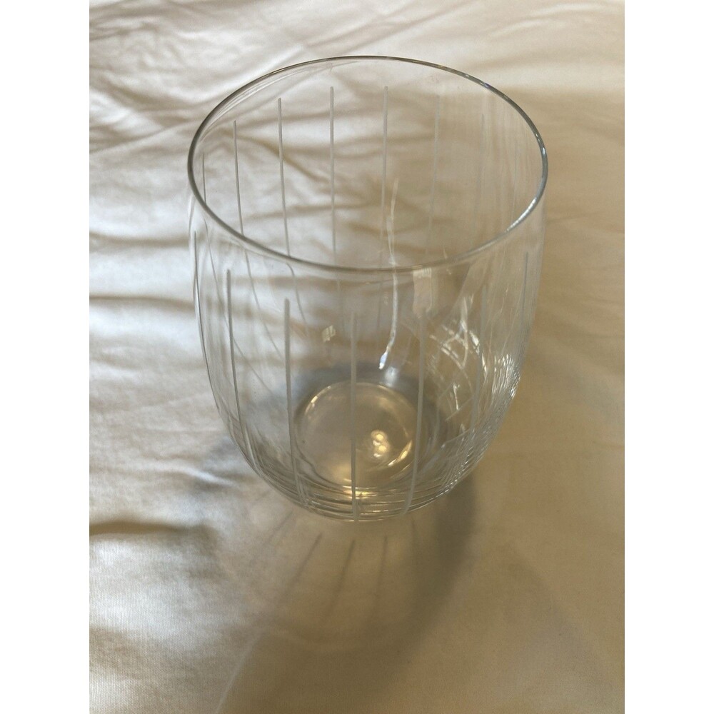 1 Mikasa Glass Thin Vertical Lines | Clear | For All Occasions